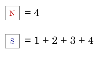 Сумма целых чисел от 1 до N